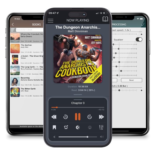 Download fo free audiobook The Dungeon Anarchist\'s Cookbook: Dungeon Crawler Carl, Book 3 by Matt Dinniman and listen anywhere on your iOS devices in the ListenBook app.