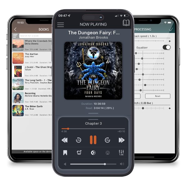 Download fo free audiobook The Dungeon Fairy: Four Days: A Dungeon Core Escapade by Jonathan Brooks and listen anywhere on your iOS devices in the ListenBook app.