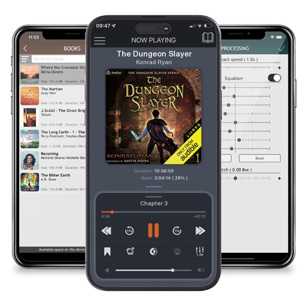 Download fo free audiobook The Dungeon Slayer by Konrad Ryan and listen anywhere on your iOS devices in the ListenBook app.