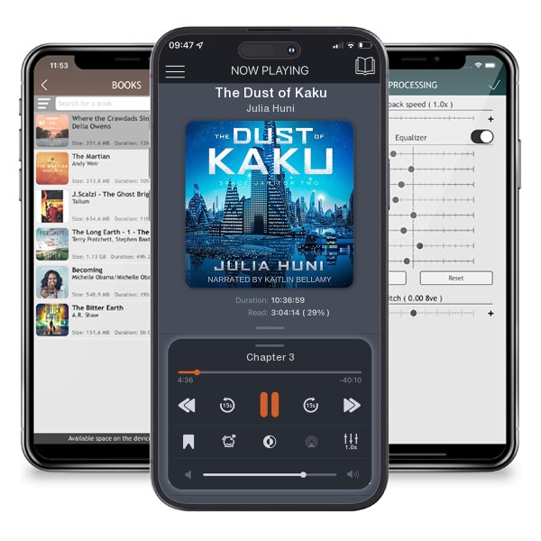 Download fo free audiobook The Dust of Kaku by Julia Huni and listen anywhere on your iOS devices in the ListenBook app.