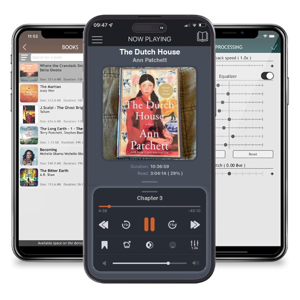 Download fo free audiobook The Dutch House by Ann Patchett and listen anywhere on your iOS devices in the ListenBook app.