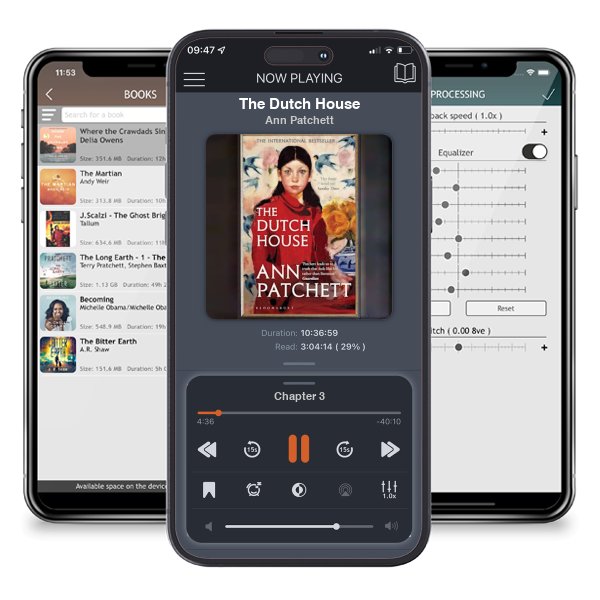 Download fo free audiobook The Dutch House by Ann Patchett and listen anywhere on your iOS devices in the ListenBook app.