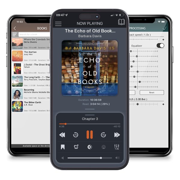 Download fo free audiobook The Echo of Old Books by Barbara Davis and listen anywhere on your iOS devices in the ListenBook app.