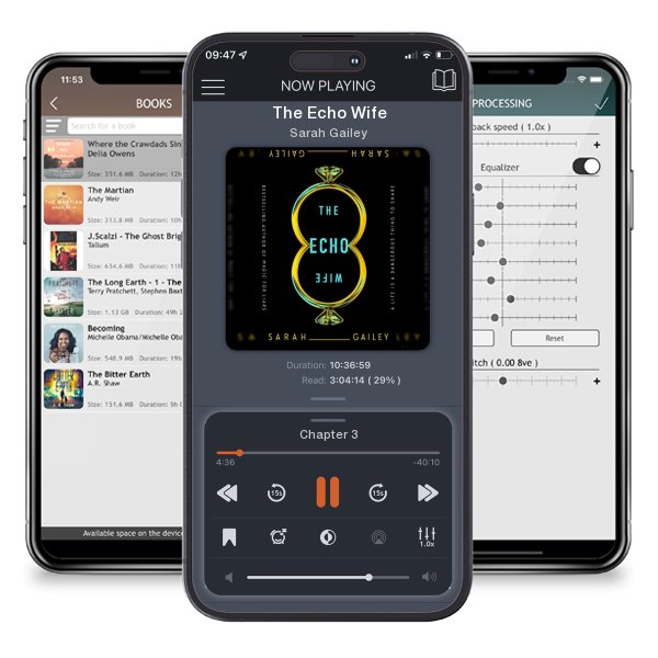 Download fo free audiobook The Echo Wife by Sarah Gailey and listen anywhere on your iOS devices in the ListenBook app.