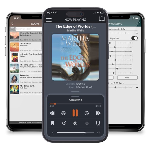 Download fo free audiobook The Edge of Worlds (The Books of the Raksura, #4) by Martha Wells and listen anywhere on your iOS devices in the ListenBook app.