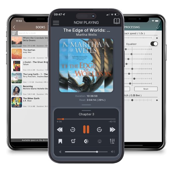 Download fo free audiobook The Edge of Worlds: Volume Four of the Books of the Raksura by Martha Wells and listen anywhere on your iOS devices in the ListenBook app.