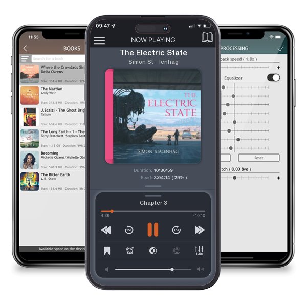 Download fo free audiobook The Electric State by Simon Stålenhag and listen anywhere on your iOS devices in the ListenBook app.