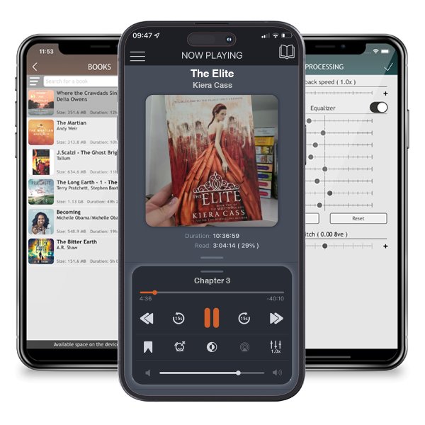 Download fo free audiobook The Elite by Kiera Cass and listen anywhere on your iOS devices in the ListenBook app.