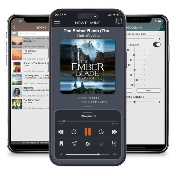 Download fo free audiobook The Ember Blade (The Darkwater Legacy, #1) by Chris Wooding and listen anywhere on your iOS devices in the ListenBook app.