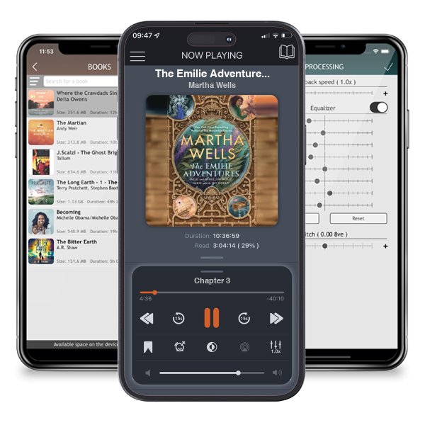 Download fo free audiobook The Emilie Adventures: Emilie and the Hollow World & Emilie and the Sky World by Martha Wells and listen anywhere on your iOS devices in the ListenBook app.