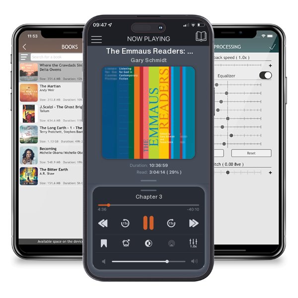Download fo free audiobook The Emmaus Readers: Listening for God in Contemporary Fiction by Gary Schmidt and listen anywhere on your iOS devices in the ListenBook app.