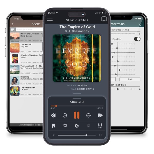 Download fo free audiobook The Empire of Gold by S. A. Chakraborty and listen anywhere on your iOS devices in the ListenBook app.