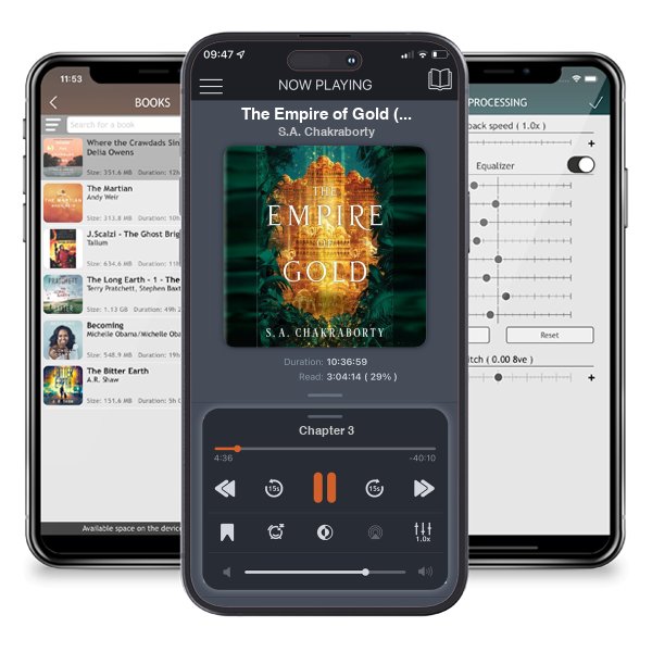 Download fo free audiobook The Empire of Gold (The Daevabad Trilogy, #3) by S.A. Chakraborty and listen anywhere on your iOS devices in the ListenBook app.