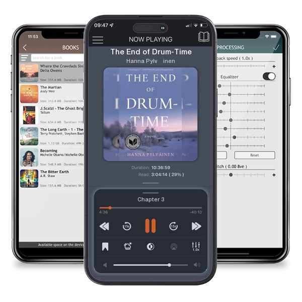 Download fo free audiobook The End of Drum-Time by Hanna Pylväinen and listen anywhere on your iOS devices in the ListenBook app.