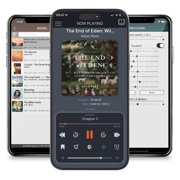 Download fo free audiobook The End of Eden: Wild Nature in the Age of Climate Breakdown by Adam Welz and listen anywhere on your iOS devices in the ListenBook app.