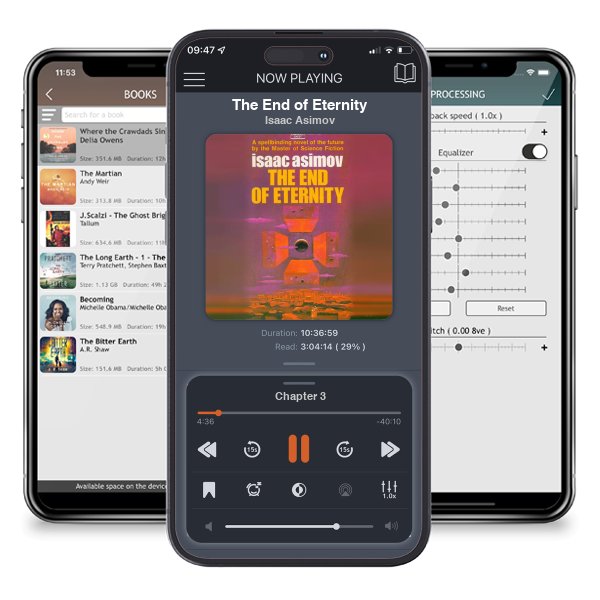 Download fo free audiobook The End of Eternity by Isaac Asimov and listen anywhere on your iOS devices in the ListenBook app.