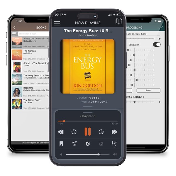 Download fo free audiobook The Energy Bus: 10 Rules to Fuel Your Life, Work, and Team with Positive Energy by Jon Gordon and listen anywhere on your iOS devices in the ListenBook app.