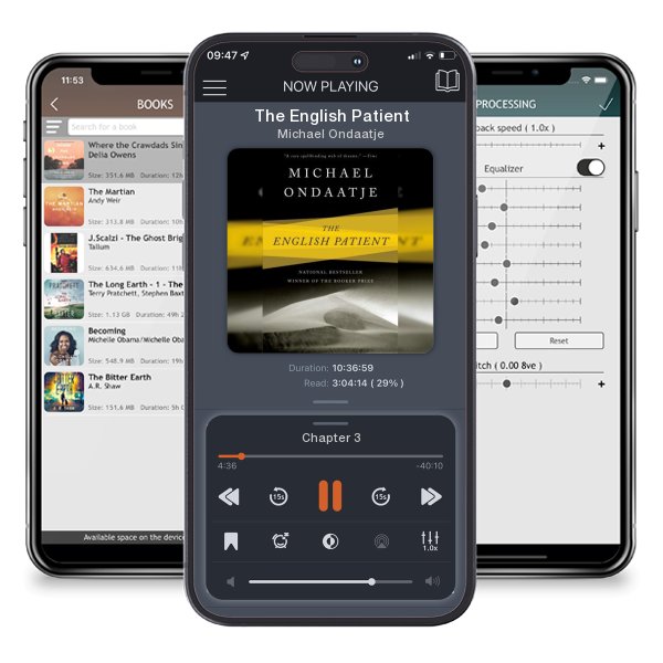 Download fo free audiobook The English Patient by Michael Ondaatje and listen anywhere on your iOS devices in the ListenBook app.