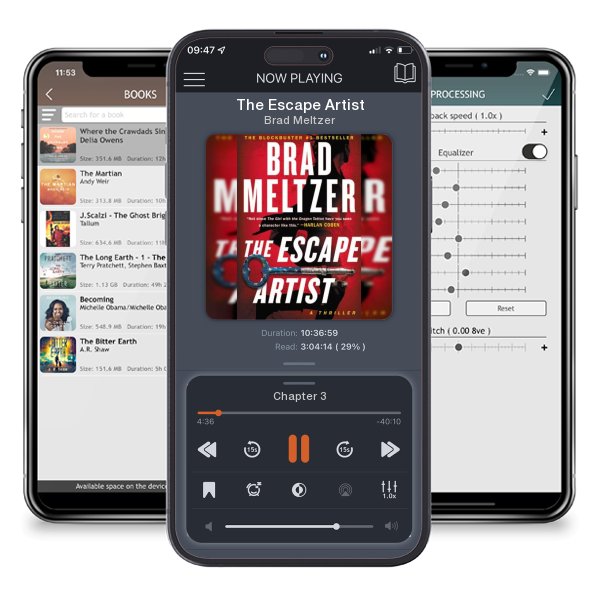 Download fo free audiobook The Escape Artist by Brad Meltzer and listen anywhere on your iOS devices in the ListenBook app.