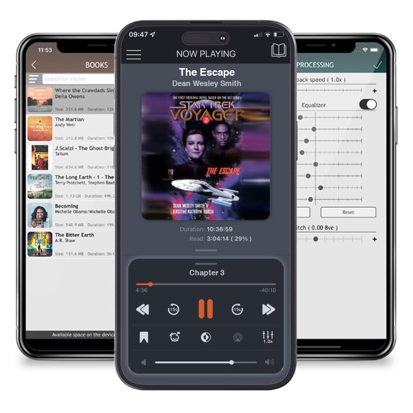 Download fo free audiobook The Escape by Dean Wesley Smith and listen anywhere on your iOS devices in the ListenBook app.