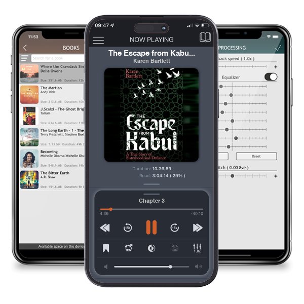Download fo free audiobook The Escape from Kabul: A True Story of Sisterhood and Defiance by Karen Bartlett and listen anywhere on your iOS devices in the ListenBook app.