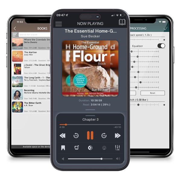 Download fo free audiobook The Essential Home-Ground Flour Book: Learn Complete Milling... by Sue Becker and listen anywhere on your iOS devices in the ListenBook app.