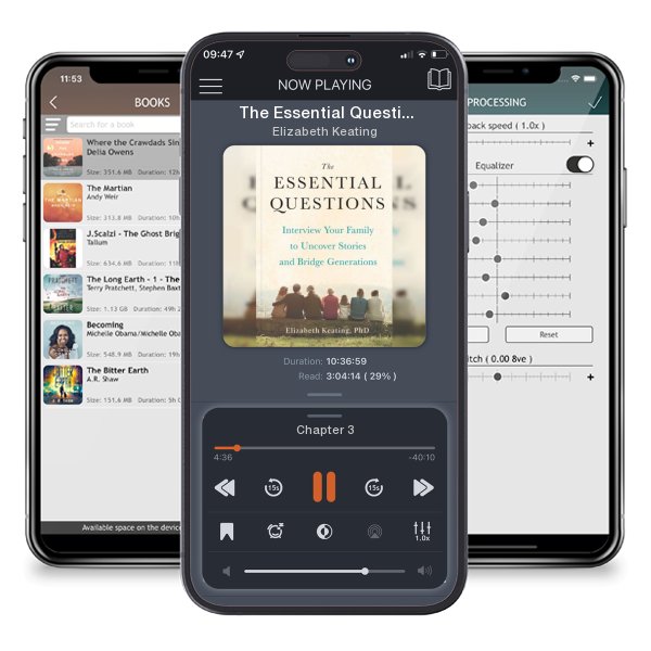 Download fo free audiobook The Essential Questions: Interview Your Family to Uncover... by Elizabeth Keating and listen anywhere on your iOS devices in the ListenBook app.