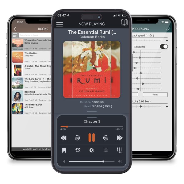 Download fo free audiobook The Essential Rumi (Expanded) by Coleman Barks and listen anywhere on your iOS devices in the ListenBook app.