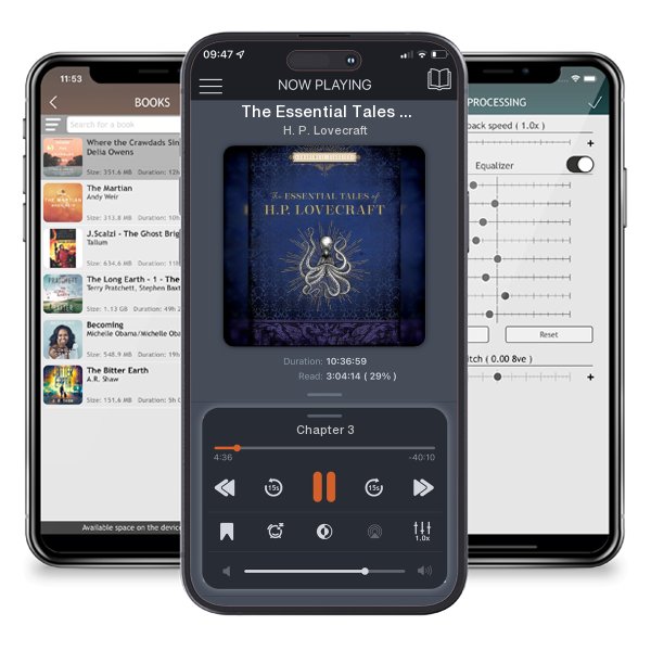 Download fo free audiobook The Essential Tales of H. P. Lovecraft by H. P. Lovecraft and listen anywhere on your iOS devices in the ListenBook app.