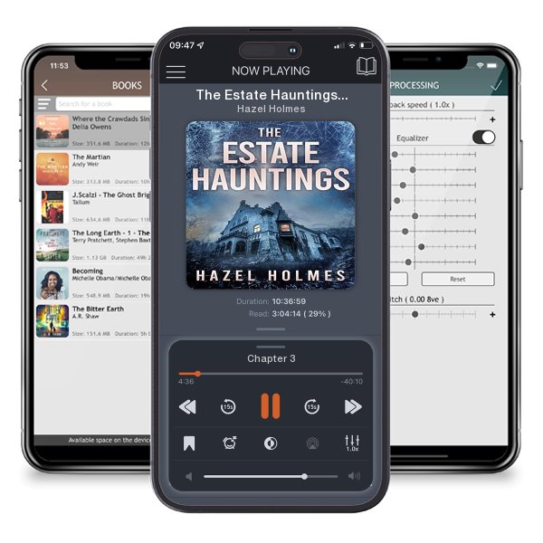 Download fo free audiobook The Estate Hauntings Boxset by Hazel Holmes and listen anywhere on your iOS devices in the ListenBook app.