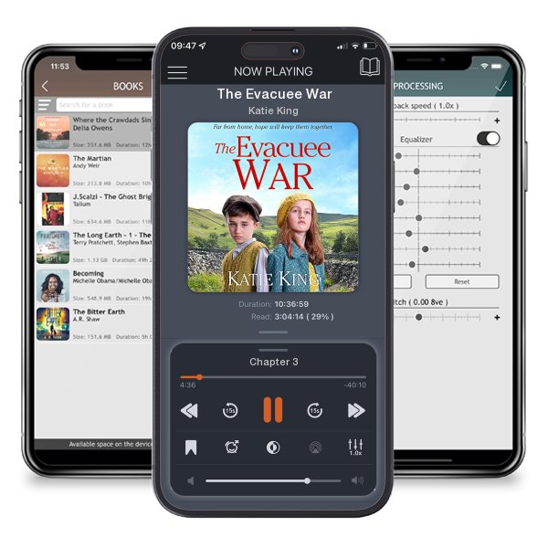 Download fo free audiobook The Evacuee War by Katie King and listen anywhere on your iOS devices in the ListenBook app.