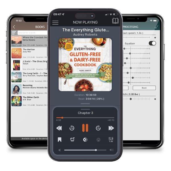 Download fo free audiobook The Everything Gluten-Free & Dairy-Free Cookbook: 300 Simple... by Audrey Roberts and listen anywhere on your iOS devices in the ListenBook app.