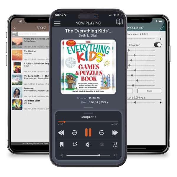 Download fo free audiobook The Everything Kids' Games & Puzzles Book: Secret Codes, Twisty Mazes, Hidden Pictures, and Lots More - For Hours of Fun! (Everything® Kids Series) (Abridged / Paperback) by Beth L. Blair and listen anywhere on your iOS devices in the ListenBook app.