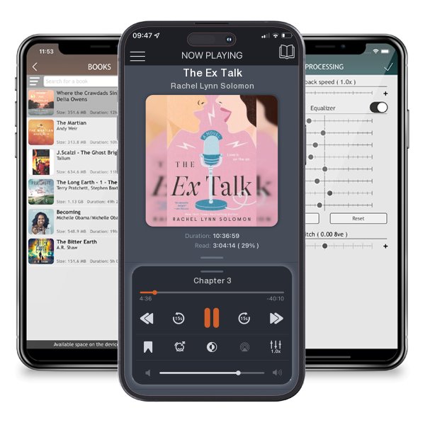 Download fo free audiobook The Ex Talk by Rachel Lynn Solomon and listen anywhere on your iOS devices in the ListenBook app.