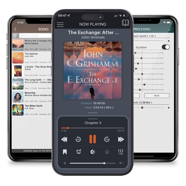 Download fo free audiobook The Exchange: After the Firm by John Grisham and listen anywhere on your iOS devices in the ListenBook app.