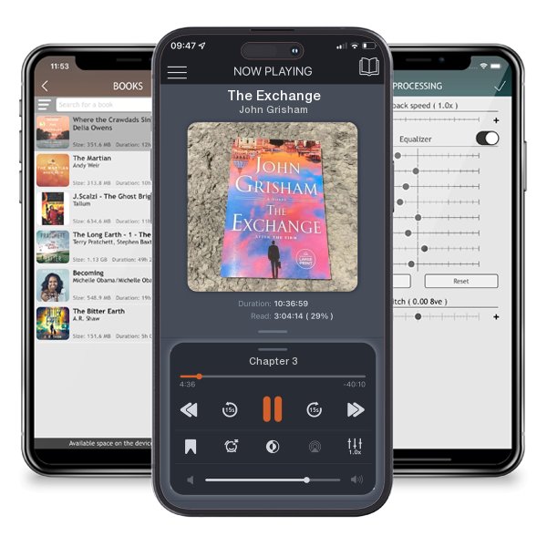 Download fo free audiobook The Exchange by John Grisham and listen anywhere on your iOS devices in the ListenBook app.