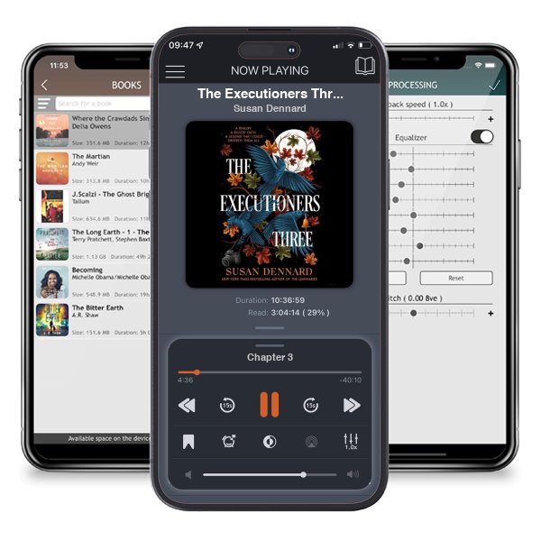 Download fo free audiobook The Executioners Three by Susan Dennard and listen anywhere on your iOS devices in the ListenBook app.