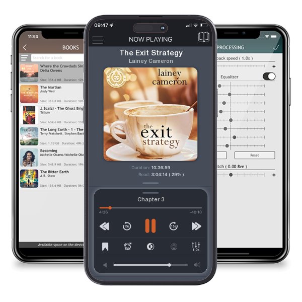 Download fo free audiobook The Exit Strategy by Lainey Cameron and listen anywhere on your iOS devices in the ListenBook app.