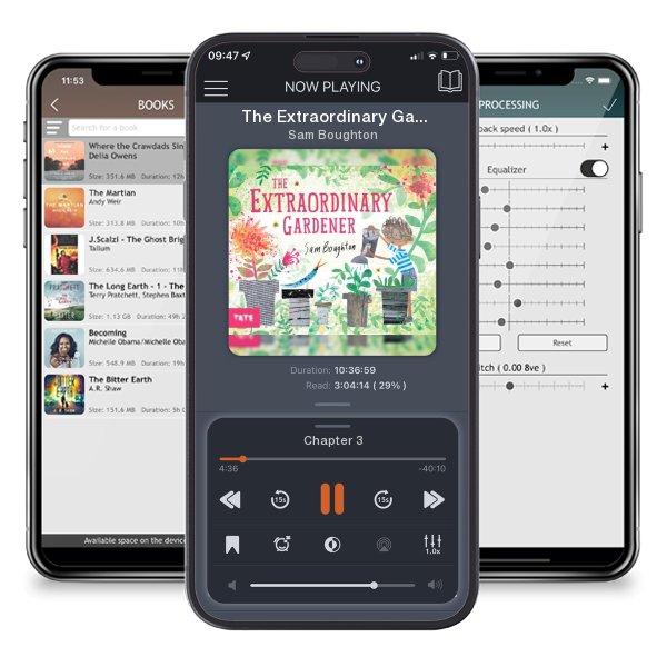 Download fo free audiobook The Extraordinary Gardener by Sam Boughton and listen anywhere on your iOS devices in the ListenBook app.