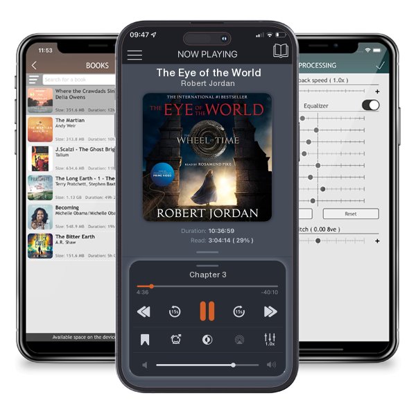 Download fo free audiobook The Eye of the World by Robert Jordan and listen anywhere on your iOS devices in the ListenBook app.