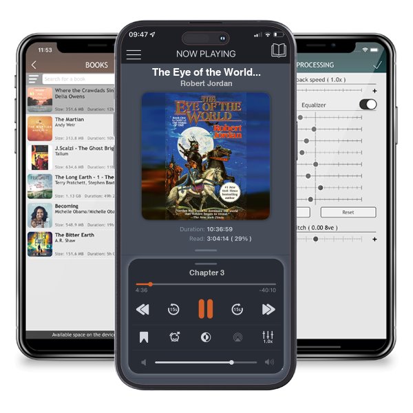 Download fo free audiobook The Eye of the World (The Wheel of Time, #1) by Robert Jordan and listen anywhere on your iOS devices in the ListenBook app.