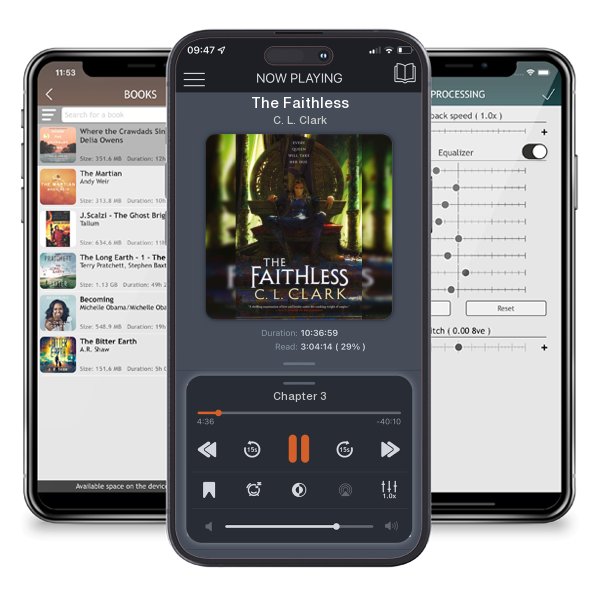 Download fo free audiobook The Faithless by C. L. Clark and listen anywhere on your iOS devices in the ListenBook app.