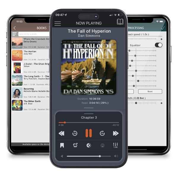 Download fo free audiobook The Fall of Hyperion by Dan Simmons and listen anywhere on your iOS devices in the ListenBook app.