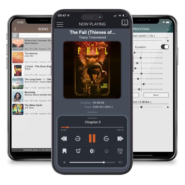 Download fo free audiobook The Fall (Thieves of Fate, #2) by Tracy Townsend and listen anywhere on your iOS devices in the ListenBook app.