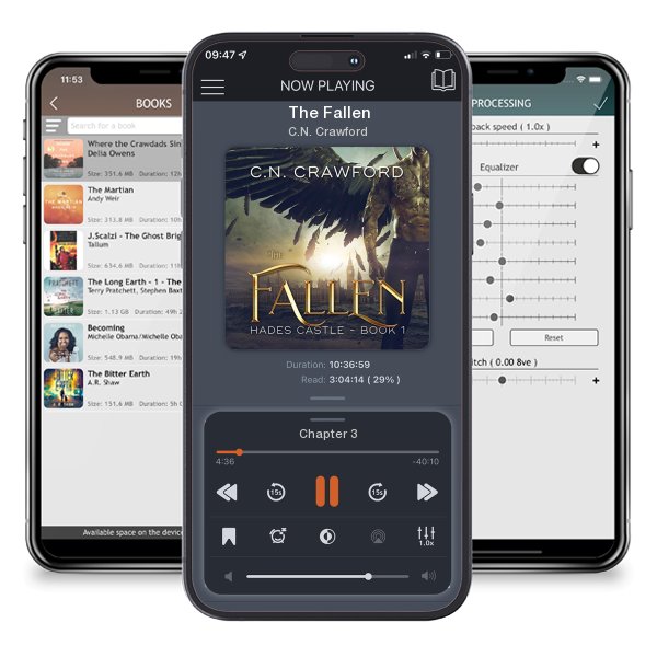 Download fo free audiobook The Fallen by C.N. Crawford and listen anywhere on your iOS devices in the ListenBook app.