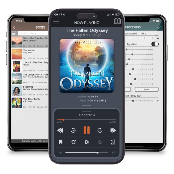 Download fo free audiobook The Fallen Odyssey by Corey McCullough and listen anywhere on your iOS devices in the ListenBook app.