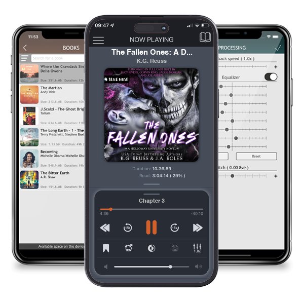 Download fo free audiobook The Fallen Ones: A Dark Masked Men Romance (A Holloway University Novel, Book 1) by K.G. Reuss and listen anywhere on your iOS devices in the ListenBook app.