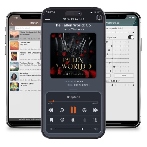 Download fo free audiobook The Fallen World: Complete Series by Laura Thalassa and listen anywhere on your iOS devices in the ListenBook app.