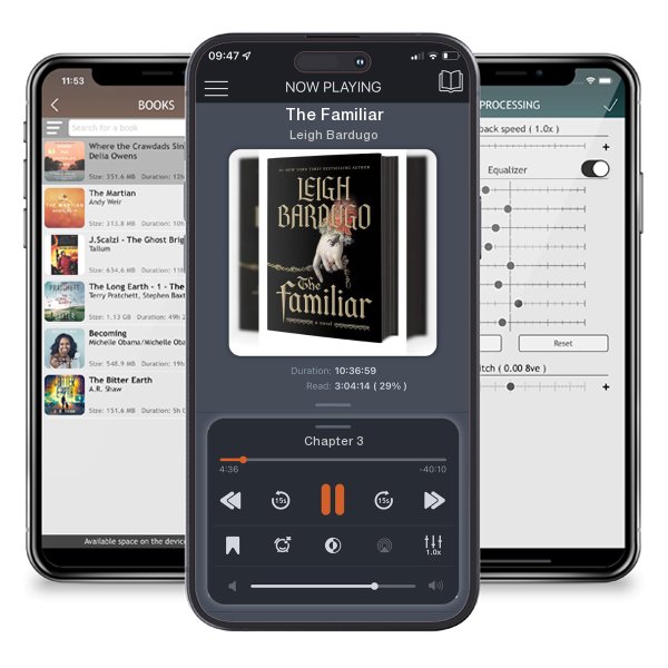 Download fo free audiobook The Familiar by Leigh Bardugo and listen anywhere on your iOS devices in the ListenBook app.