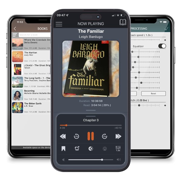 Download fo free audiobook The Familiar by Leigh Bardugo and listen anywhere on your iOS devices in the ListenBook app.